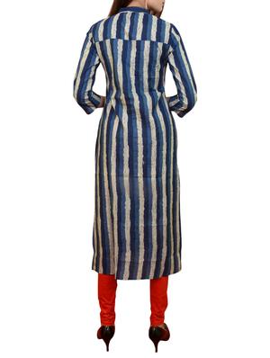 printed straight kurta - 14938096 - Standard Image - 3