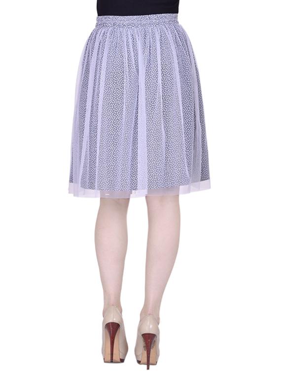 white crepe tulle skirt - 14944630 - Zoom Image - 3