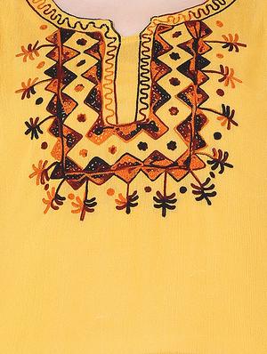 bell sleeved embroidered top - 14944745 - Standard Image - 3