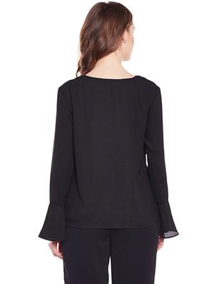 black solid summer jacket - 14946773 - Standard Image - 3