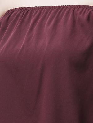 plum off shoulder top - 14946782 - Standard Image - 4