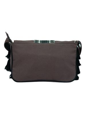 grey canvas regular sling bag - 14948083 - Standard Image - 2