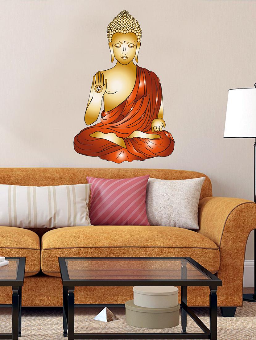 Buddha Multicolored Wall Sticker - 14948118 - Zoom Image - 1