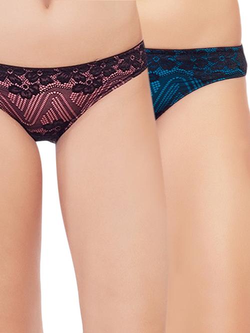 set of 2 multicolored hipster panty - 14948345 - Standard Image - 1