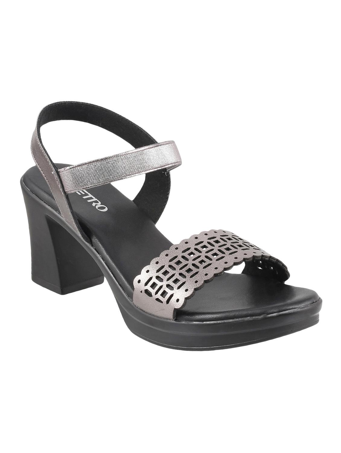 silver back strap sandal - 14949336 - Zoom Image - 1