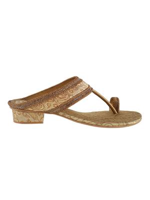 gold one toe sandal - 14949385 - Standard Image - 2