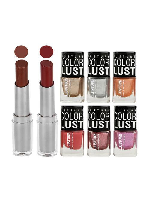 Ramble set of 2 Lipstick & 6 Nail Polish - 14953986 - Standard Image - 1