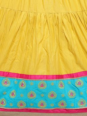 pink silk unstitched suit - 14954702 - Standard Image - 4