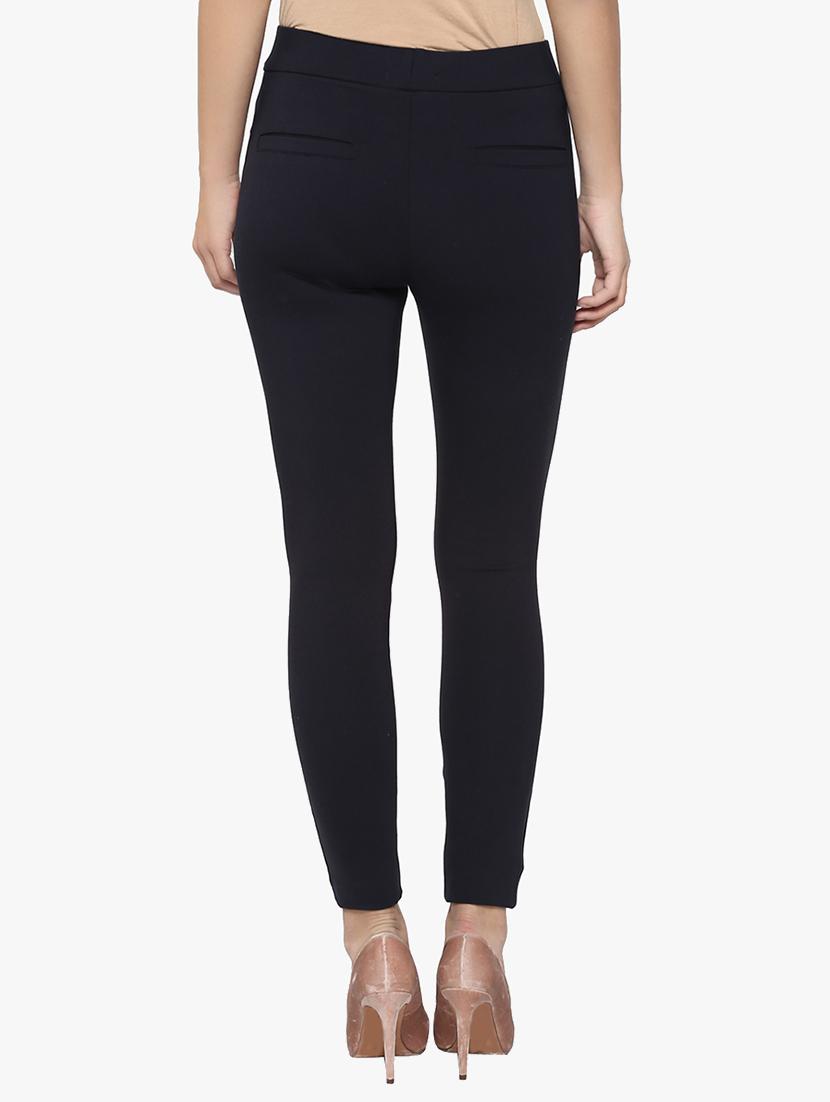 navy blue cotton jeggings - 14954868 - Zoom Image - 3