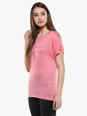 pink graphic printed tee - 14954949 - Standard Image - 2