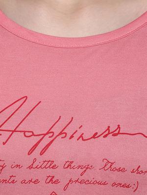 pink graphic printed tee - 14954949 - Standard Image - 4