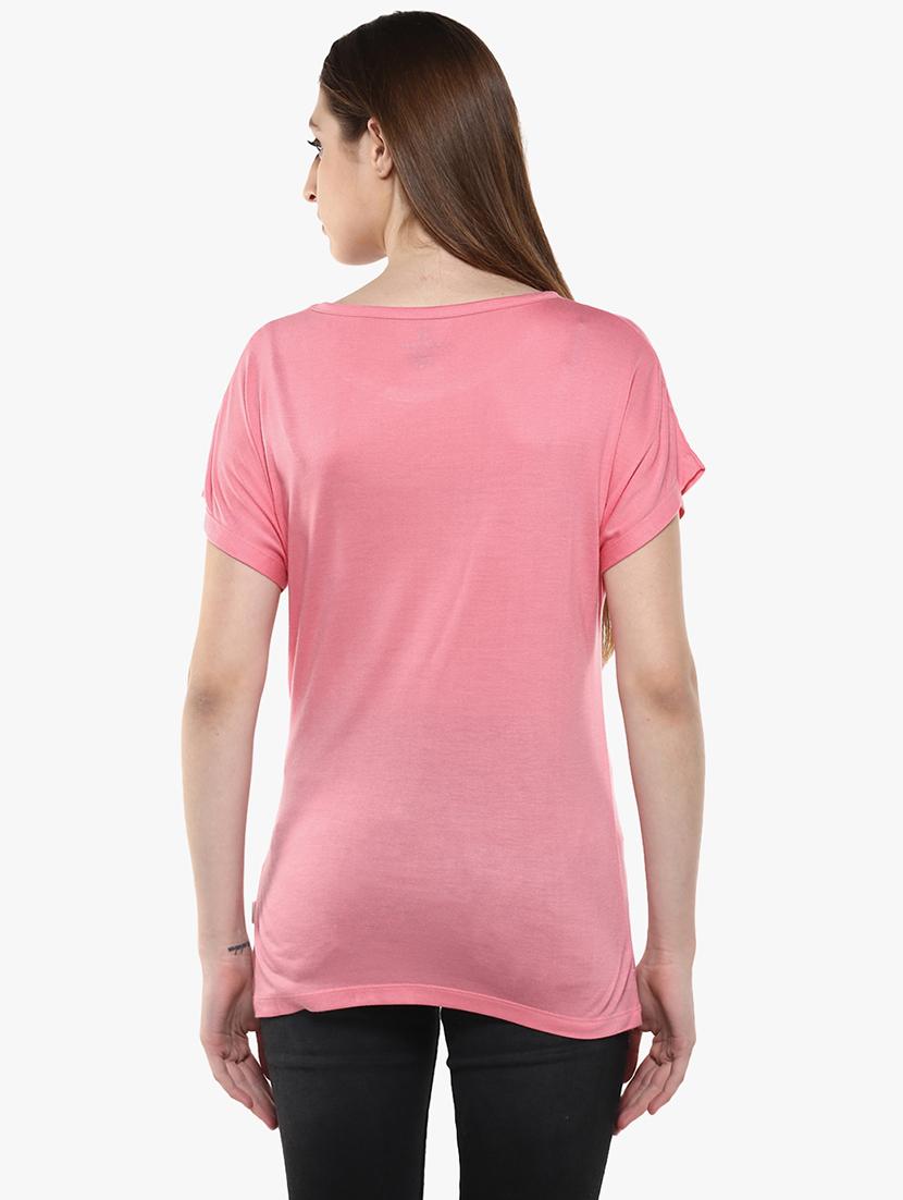 pink graphic printed tee - 14954949 - Zoom Image - 3