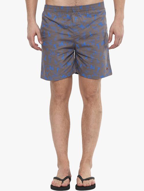 grey cotton boxers - 14955031 - Standard Image - 1