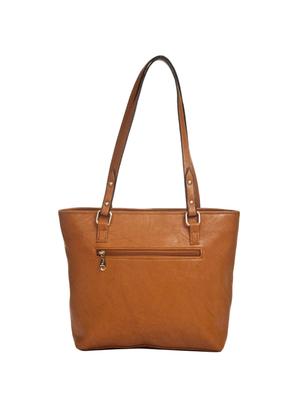 brown cotton regular handbag - 14956605 - Standard Image - 2