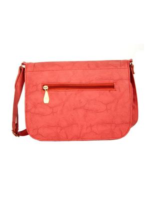 pink leatheette(pu)r regular sling bag - 14956643 - Standard Image - 2