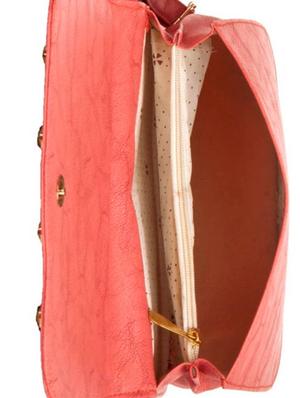 pink leatheette(pu)r regular sling bag - 14956643 - Standard Image - 3