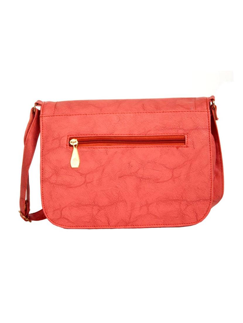 pink leatheette(pu)r regular sling bag - 14956643 - Zoom Image - 2