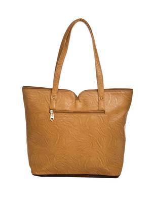 beige leatherette(pu) regular handbag - 14956656 - Standard Image - 2