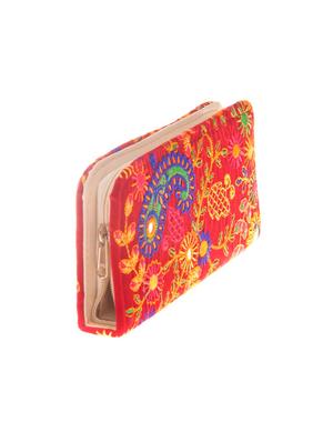 multi colored cotton wallet - 14956663 - Standard Image - 4