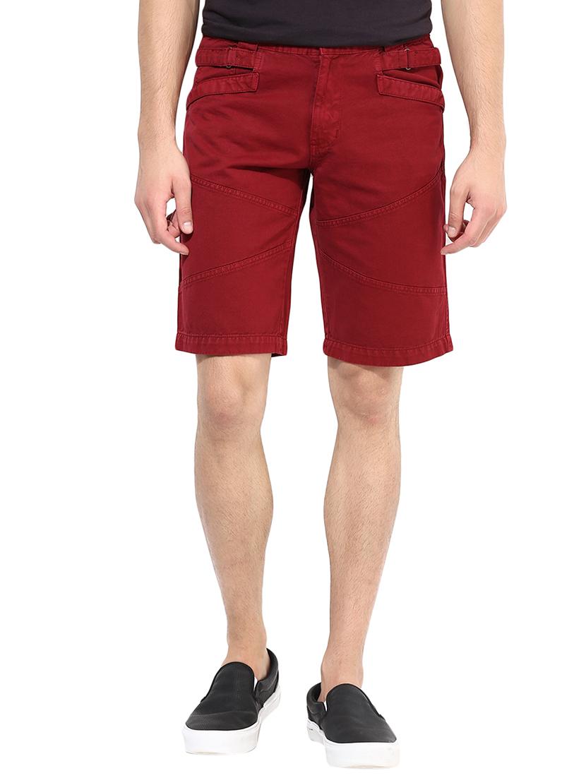 red cotton shorts - 14956789 - Zoom Image - 1