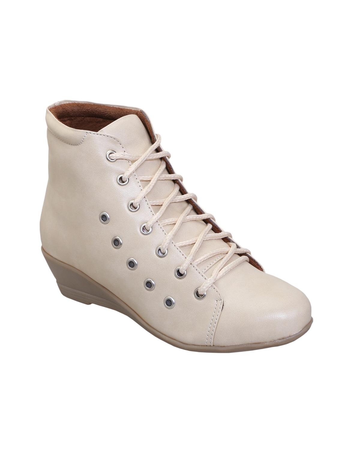 white lace-up ankle boot - 14958507 - Zoom Image - 1