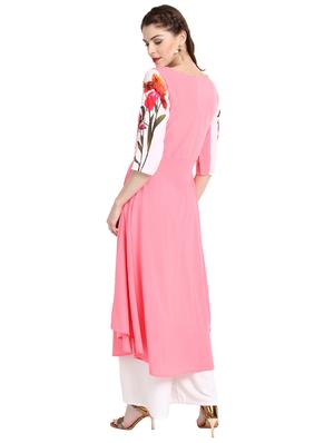 digital print flared kurta - 14959045 - Standard Image - 3