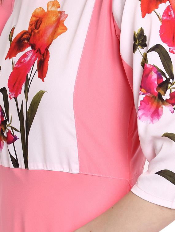 digital print flared kurta - 14959045 - Zoom Image - 4