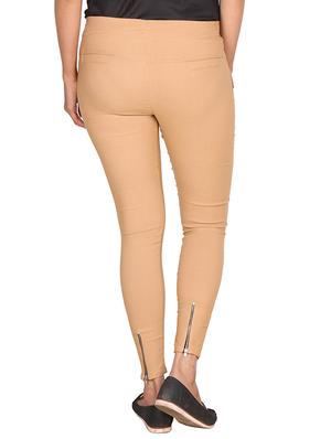 beige cotton jeggings - 14959534 - Standard Image - 3