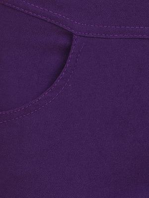 purple cotton jeggings - 14959538 - Standard Image - 4