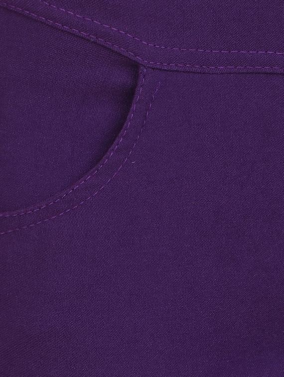 purple cotton jeggings - 14959538 - Zoom Image - 4