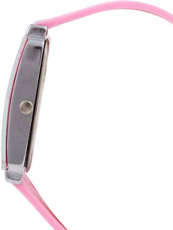 jay creation pink rectangle dial watch - 14959555 - Zoom Image - 2