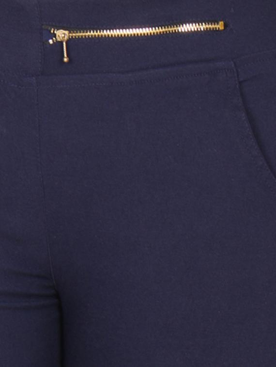navy blue cotton jeggings - 14959778 - Zoom Image - 4