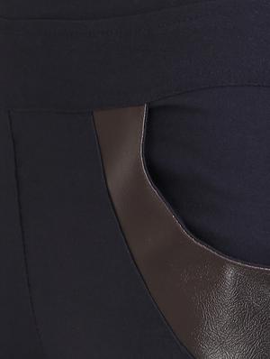 dark blue cotton lycra jegging - 14959780 - Standard Image - 4