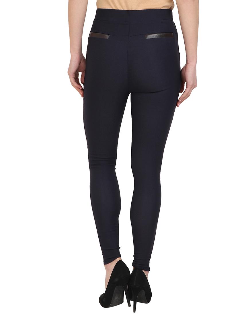 dark blue cotton lycra jegging - 14959780 - Zoom Image - 3