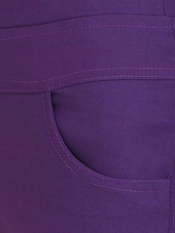 purple cotton jeggings - 14959781 - Zoom Image - 4