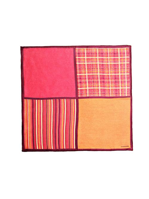 multicolour silk pocketsquare - 14960112 - Standard Image - 1