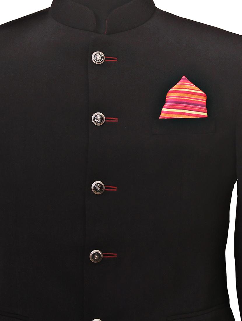 multicolour silk pocketsquare - 14960112 - Zoom Image - 6