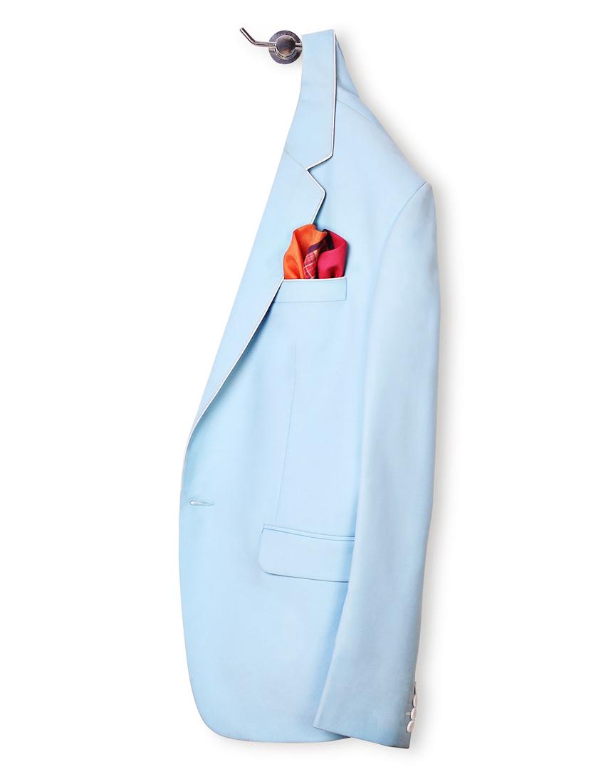 multicolour silk pocketsquare - 14960112 - Zoom Image - 7