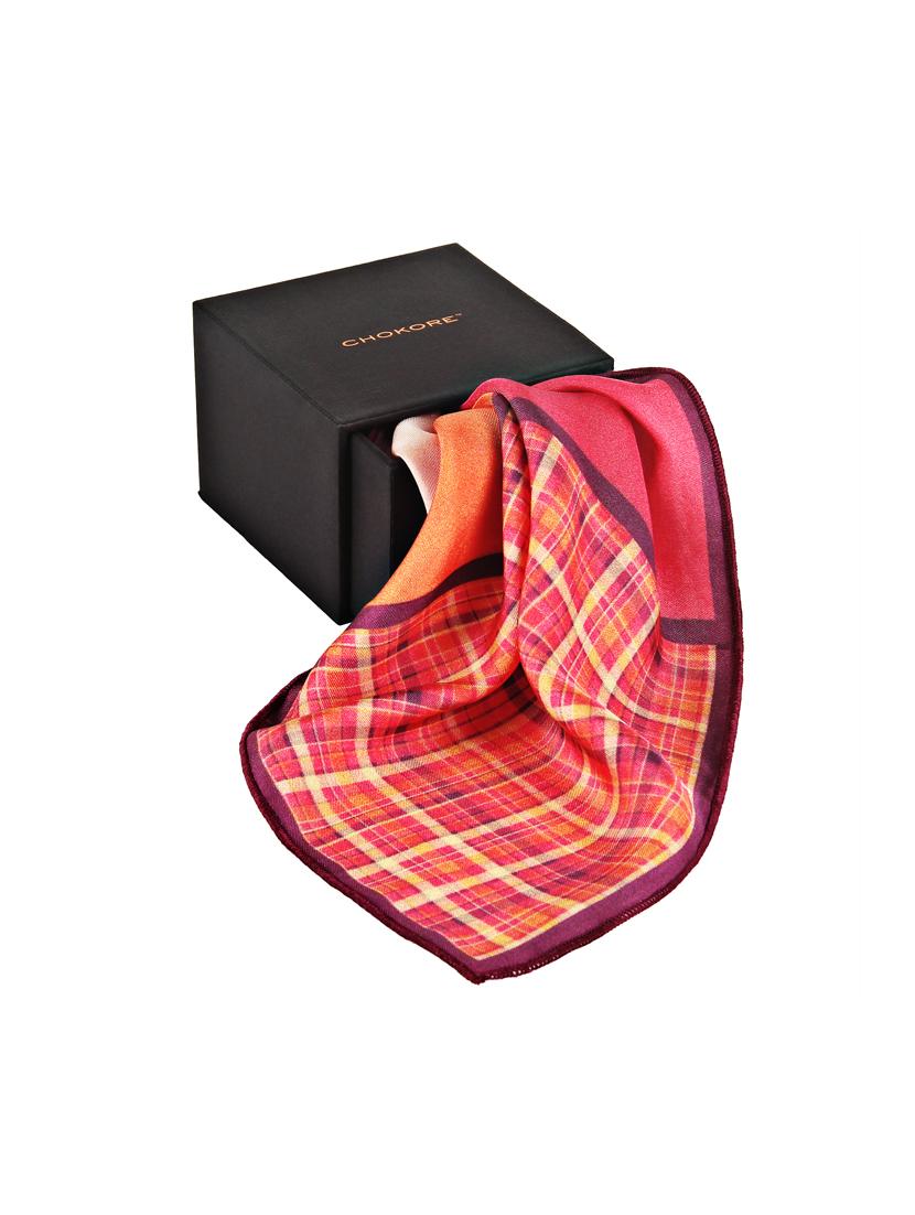 multicolour silk pocketsquare - 14960112 - Zoom Image - 8