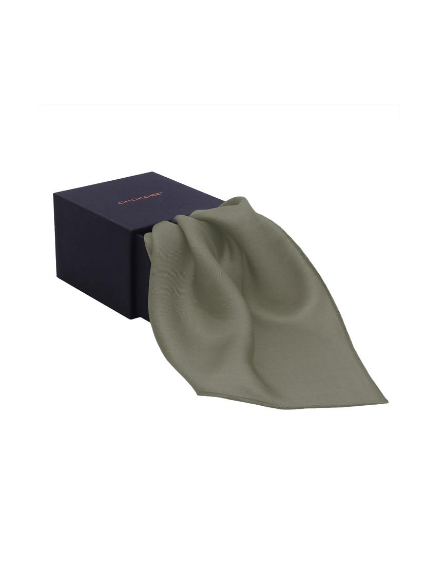 grey silk pocketsquare - 14960167 - Zoom Image - 5