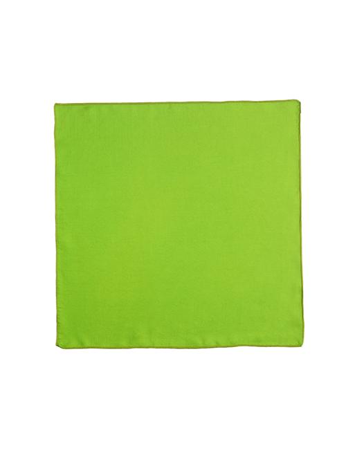 green silk pocketsquare - 14960178 - Standard Image - 1