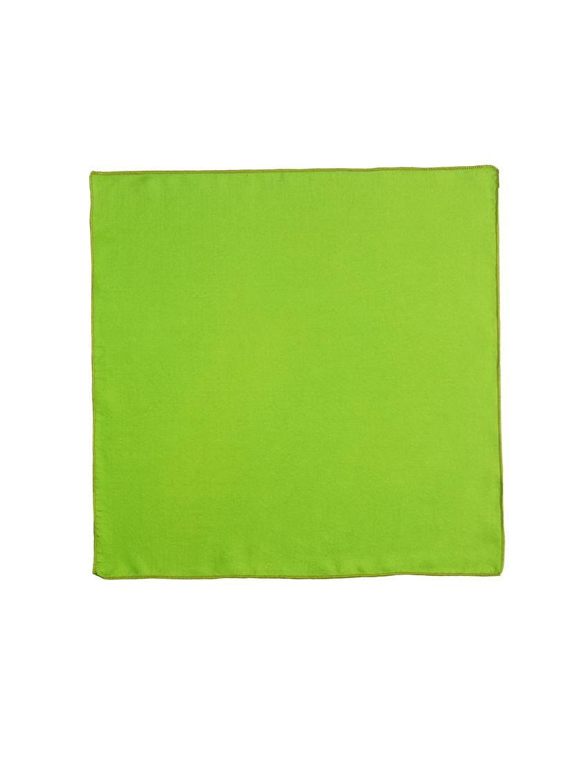 green silk pocketsquare - 14960178 - Zoom Image - 1