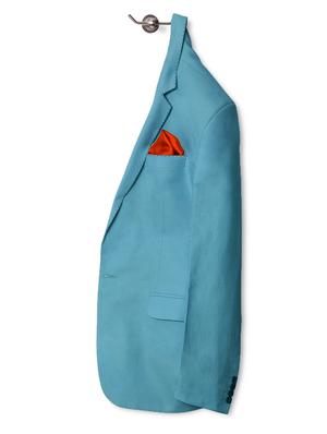 orange silk pocketsquare - 14960187 - Standard Image - 4