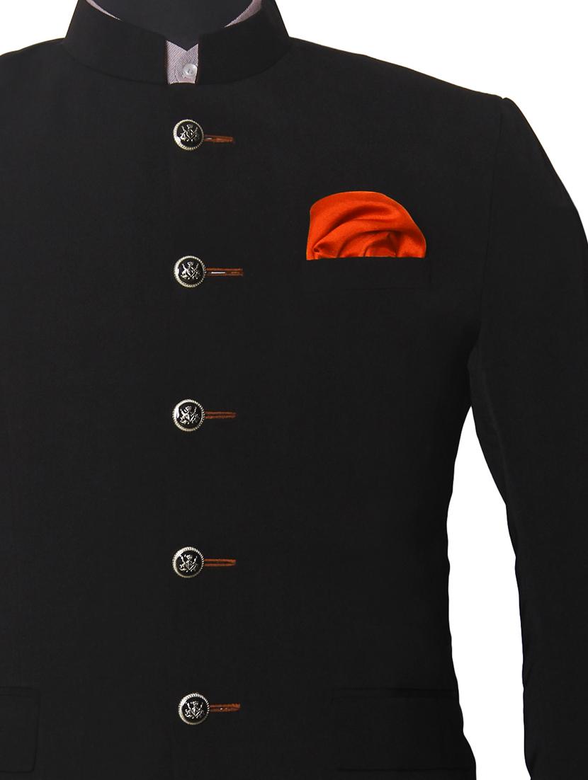orange silk pocketsquare - 14960187 - Zoom Image - 2