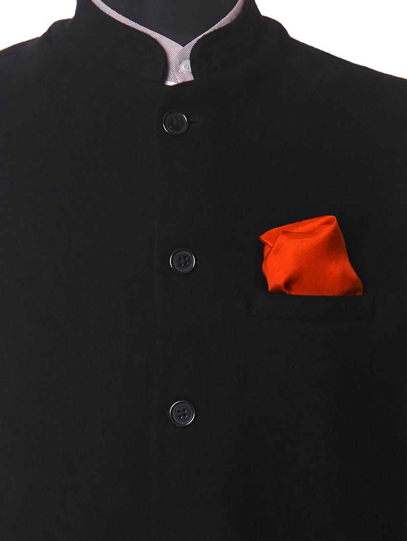 orange silk pocketsquare - 14960187 - Zoom Image - 3