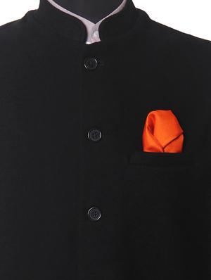orange silk pocketsquare - 14960195 - Standard Image - 3