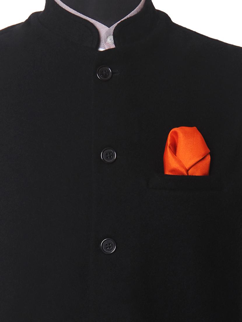 orange silk pocketsquare - 14960195 - Zoom Image - 3