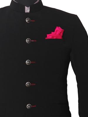pink silk pocketsquare - 14960196 - Standard Image - 2