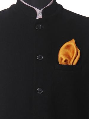 yellow silk pocketsquare - 14960203 - Standard Image - 3