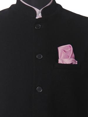 purple silk pocketsquare - 14960205 - Standard Image - 3